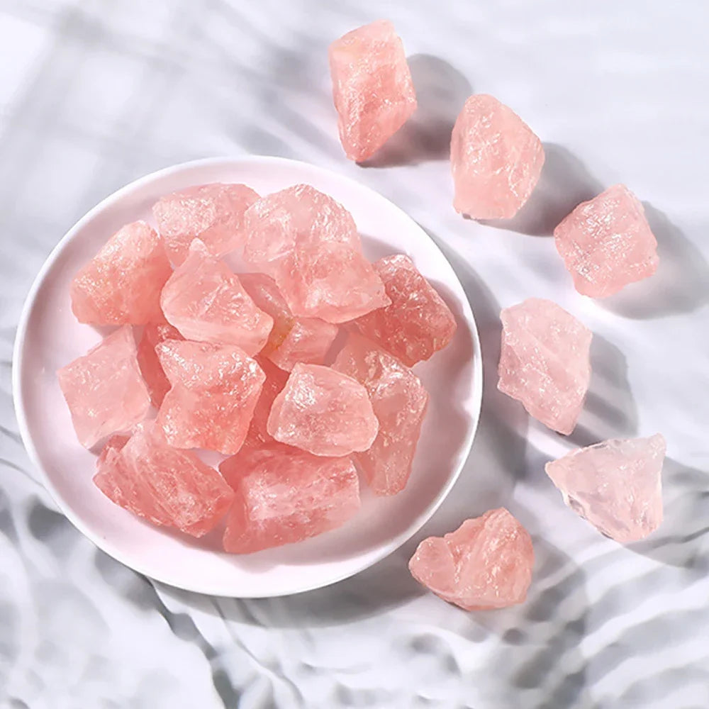 Rose Quartz – Crystal of Love, Energy, and Harmony for Meditation and Decoration